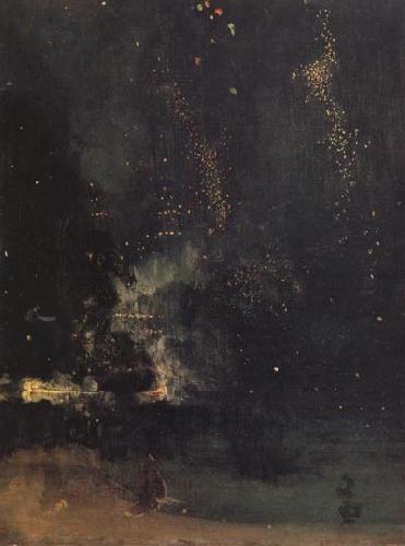 James Abbott McNeil Whistler Nocturne in Black and Gold:The Falling Rocket Germany oil painting art